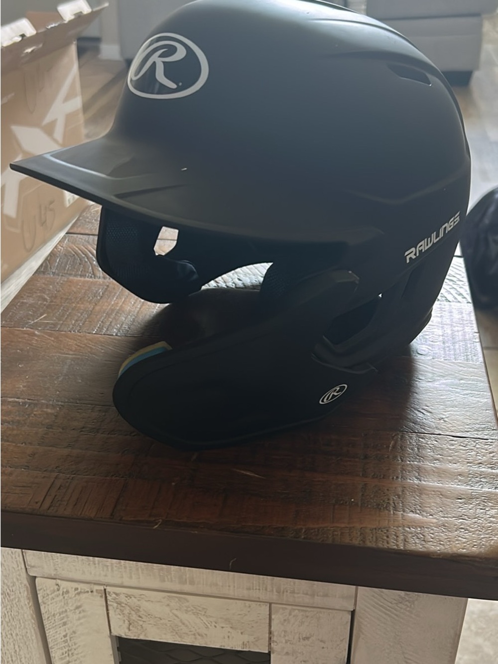 Rawlings Matte Black Batting Helmet